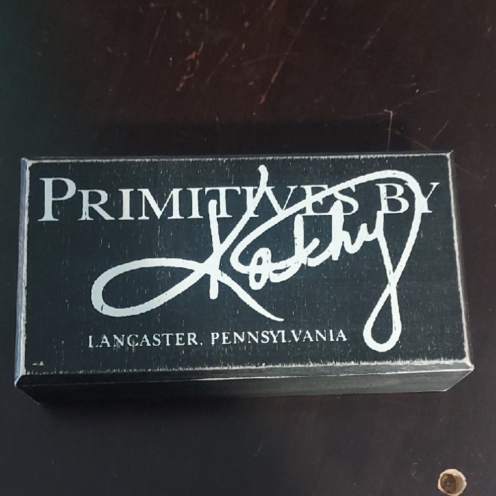 Primitives by Kathy Black Decorative Block